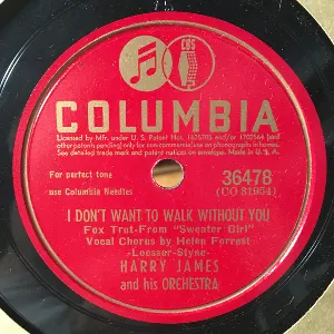 Pochette de I Don’t Want to Walk Without You / B‐19 de Harry James and His Orchestra
