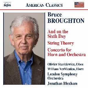 Pochette de And on the Sixth Day / String Theory / Horn Concerto de London Symphony Orchestra - Bruce Broughton