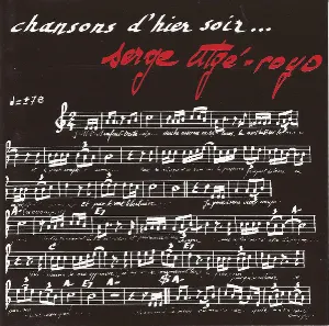Pochette de Chansons d'hier soir de Serge Utgé-Royo