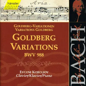Pochette Goldberg‐Variationen, BWV, 988