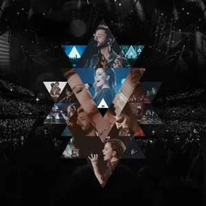 Pochette de Nossa história (ao vivo) de Sandy & Junior