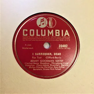 Pochette de I Surrender, Dear / Grand Slam de The Benny Goodman Sextet