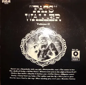 Pochette Black and White Serie Vol. 22 Fats Waller Hitherto Unpublished Piano, Vocal, and Conversation (Volume 2)