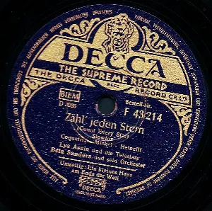 Pochette de Zähl' jeden Stern de Lys Assia