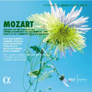 Pochette de Concerto for Two Pianos KV 365 / Sinfonia concertante for Four Winds KV 279B / Adagio KV 261 / Rondo KV 269 & 373 for Violin de ORF Radio‐Symphonieorchester Wien - Thomas Zehetmair - Wolfgang Amadeus Mozart - Howard Griffiths