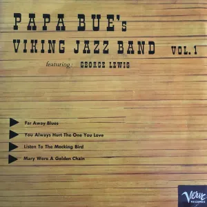 Pochette de Papa Bue's Viking Jazz Band feat. George Lewis de Papa Bue’s Viking Jazzband