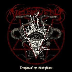 Pochette de Temples of the Black Flame de Veldraveth