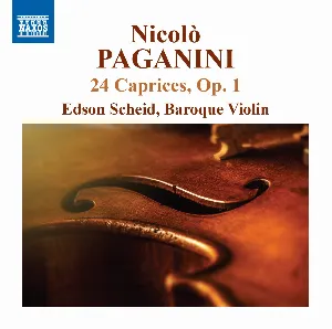 Pochette de 24 Caprices, op. 1 de Niccolò Paganini