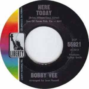 Pochette de Here Today de Bobby Vee