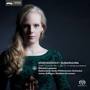Pochette Shostakovich: Violin Concerto no. 1, op. 77 / Gubaidulina: In tempus praesens