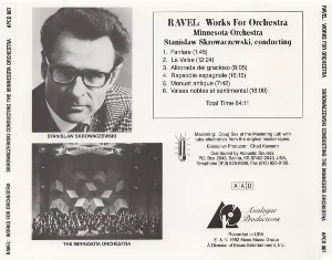 Pochette de Ravel: Works for Orchestra de Minnesota Orchestra - Maurice Ravel - Stanisław Skrowaczewski