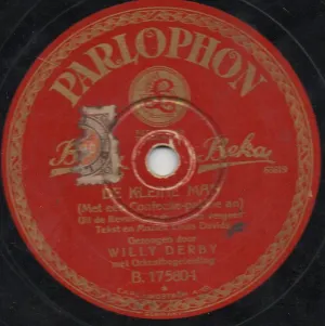 Pochette de De kleine man / Mijn tante is verliefd op Vogt de Willy Derby