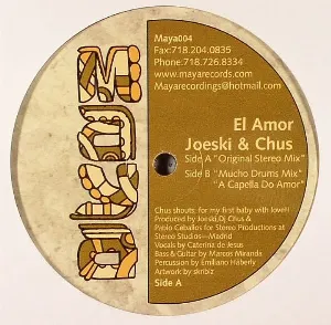 Pochette de El Amor de DJ Chus