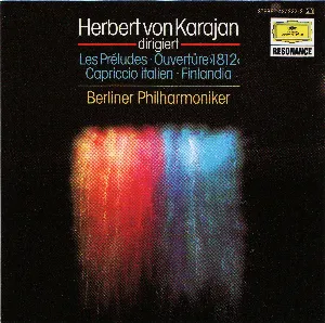 Pochette Herbert von Karajan dirigiert Les Préludes · Ouvertüre ›1812‹ · Capriccio Italien · Finlandia