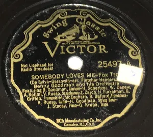 Pochette de Somebody Loves Me / Jam Session de Benny Goodman and His Orchestra