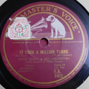 Pochette de It Took a Million Years / You're So Desirable de Artie Shaw and His Orchestra