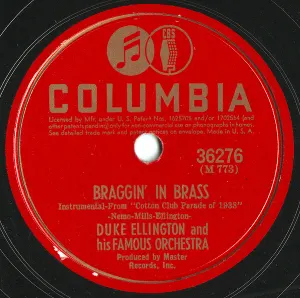 Pochette de Braggin' in Brass / The New East St. Louis Toodle-O de Duke Ellington and His Orchestra