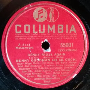 Pochette de Benny Rides Again / The Man I Love de Benny Goodman and His Orchestra