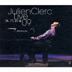 Pochette de Live 74, 77, 81 & 09 de Julien Clerc