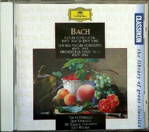 Pochette Violin Concertos, BWV 1041 & BWV 1042 / Double Violin Concerto, BWV 1043 / Orchestral Suite no. 4, BWV 1069