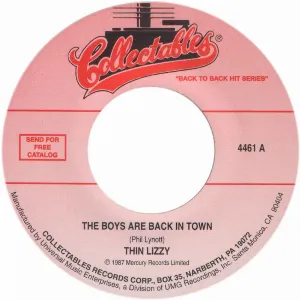 Pochette The Boys Are Back in Town / I'm Not in Love