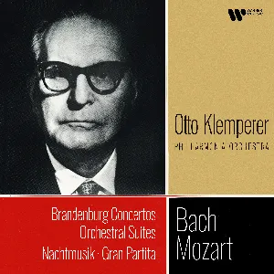 Pochette de Bach: Brandenburg Concertos & Orchestral Suites / Mozart: Nachtmusik & Gran Partita de Johann Sebastian Bach - Wolfgang Amadeus Mozart - Otto Klemperer