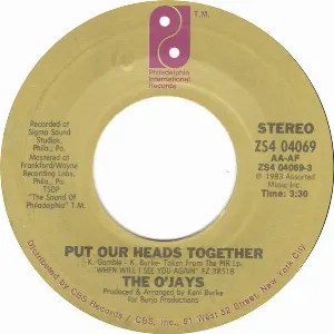 Pochette Put Our Heads Together / Nice and Easy