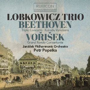 Pochette Beethoven: Triple Concerto / Kakadu Variations / Vořišek: Grand Rondo Concertante