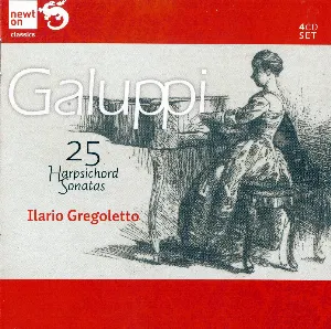 Pochette de 25 Harpsichord Sonatas de Baldassare Galuppi