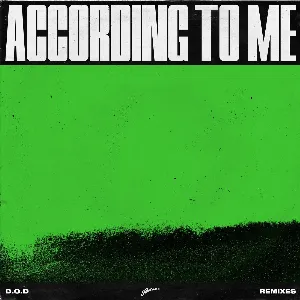 Pochette de According To Me - Remixes de D.O.D - Cedric Gervais