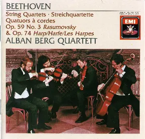 Pochette String Quartets op. 59 no. 3 