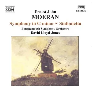 Pochette de Symphony in G minor / Sinfonietta de David Lloyd-Jones - Bournemouth Symphony Orchestra - Ernest John Moeran