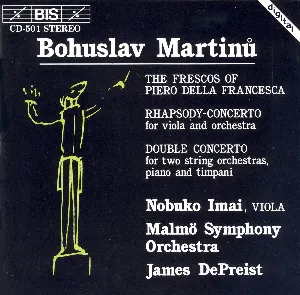Pochette de The Frescos of Piero della Francesca / Rhapsody-Concerto / Double Concerto de Nobuko Imai - Malmö SymfoniOrkester - Bohuslav Martinů - James DePreist