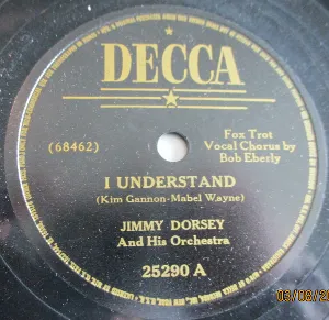 Pochette de I Understand / Romance de Jimmy Dorsey and His Orchestra