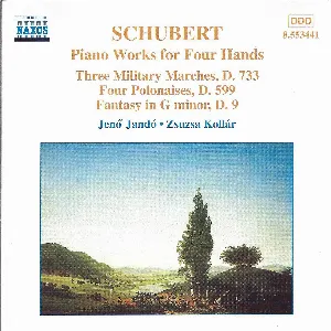 Pochette Piano Works for Four Hands