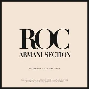 Pochette de Armani Section de DJ Premier