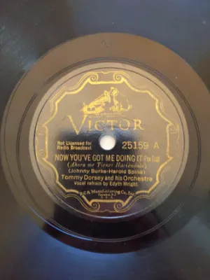 Pochette de Now You’ve Got Me Doing It / Weary Blues de Tommy Dorsey and His Orchestra