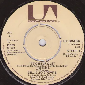 Pochette de '57 Chevrolet / The Last Rose of Summer de Billie Jo Spears