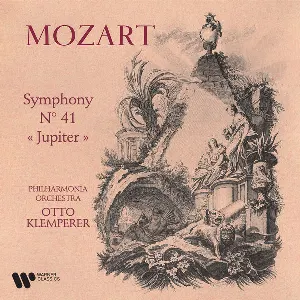 Pochette Symphony No. 41, K. 551 'Jupiter'