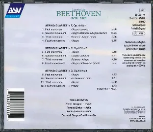 Pochette de Beethoven String Quartets Op. 18, Nos 1-3 de Lindsay String Quartet