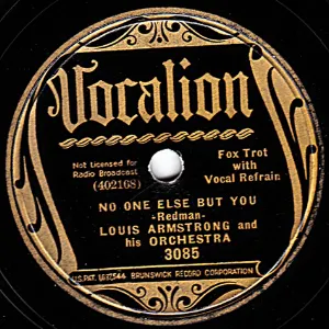 Pochette de No One Else but You / Beau Koo Jack de Louis Armstrong & His Orchestra