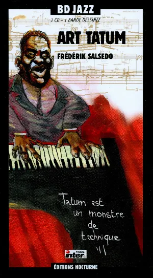 Pochette BD jazz n°16: Art Tatum / Frédérik Salsedo 