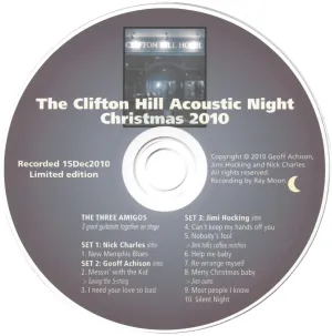 Pochette de The Clifton Hill Acoustic Night Christmas 2010 de Geoff Achison