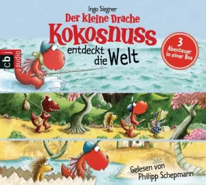 Pochette de Der kleine Drache Kokosnuss entdeckt die Welt de Ingo Siegner - Philipp Schepmann