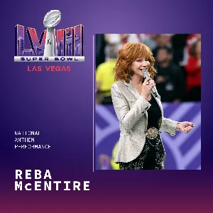 Pochette de The Star Spangled Banner (live from Super Bowl LVIII) de Reba McEntire