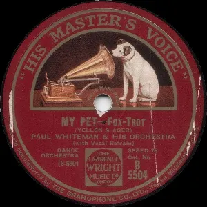 Pochette de My Pet / Get Out and Under the Moon de Paul Whiteman and His Orchestra - Nat Shilkret and His Orchestra