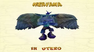 Pochette Nirvana’s In Utero but with the Crash Bandicoot soundfont
