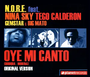 Pochette Oye mi canto (reggaeton mix)