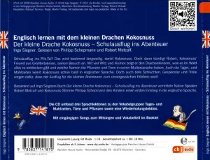 Pochette de Der kleine Drache Kokosnuss - Schulausflug ins Abenteuer - Englisch lernen de Ingo Siegner - Philipp Schepmann