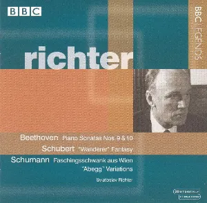 Pochette Beethoven: Piano Sonatas no. 9 & 10 / Schubert: 
